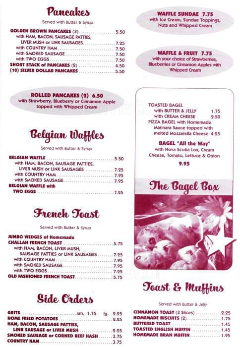 Menu At Landmark Restaurant Diner Charlotte menu-at-landmark-restaurant-diner-charlotte