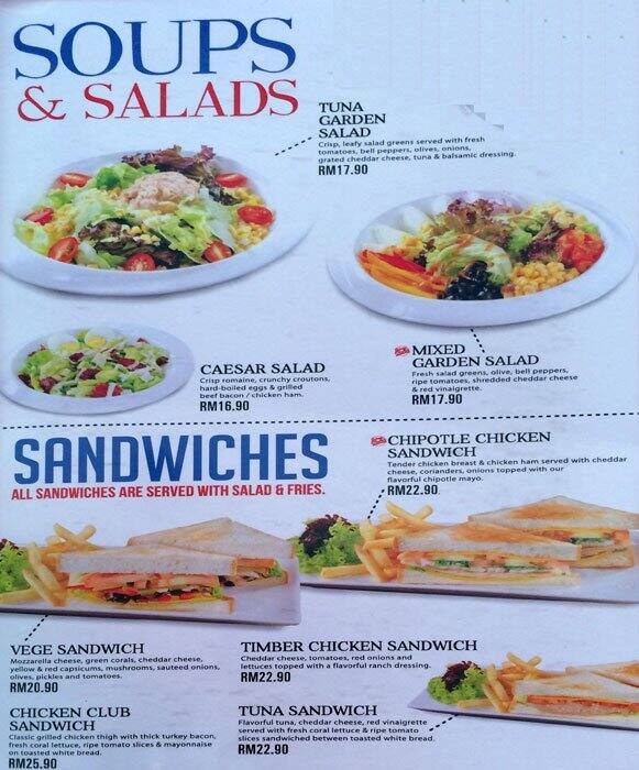 Johnny Rockets Menu, Menu for Johnny Rockets, Bandar Sunway, Selangor ...