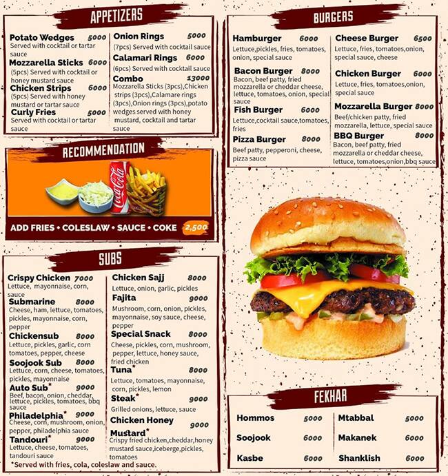 Carta de AutoSnack