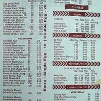 Wong S Kitchen Menu Menu For Wong S Kitchen Rohini New Delhi