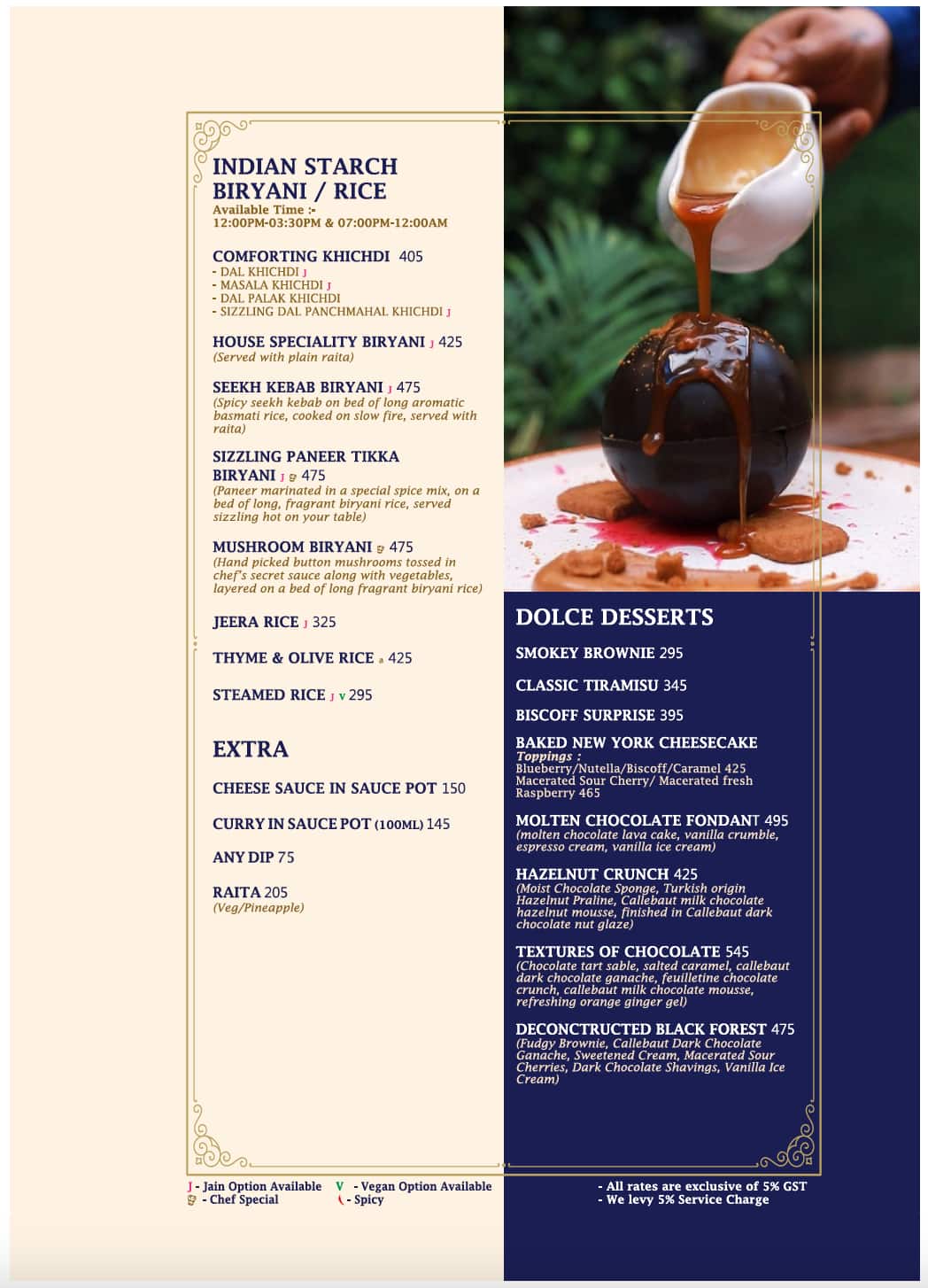 Menu of Thyme & Whisk, Mulund West, Mumbai