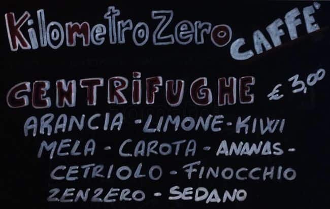 Menu di KilometroZERO Coffee, Drink&Food 