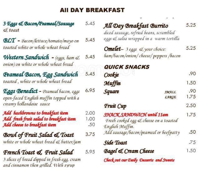 Lunchbox Cafe & Catering Menu Urbanspoon/Zomato