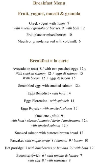 Franco's Menu, Menu for Franco's, Mayfair, London - Zomato UK
