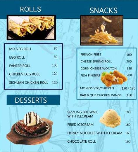 C Sharp Kitchen menu