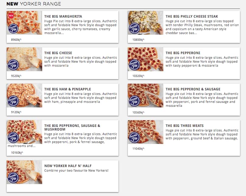 Carta de Domino's