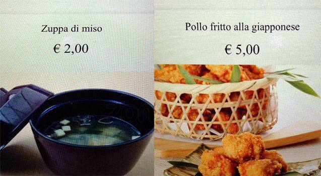 Menu di Japan. Star Dining 
