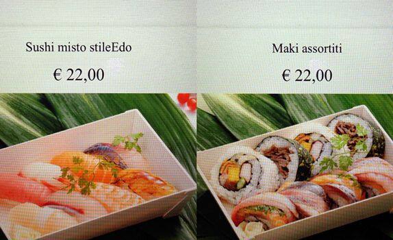 Menu di Japan. Star Dining 