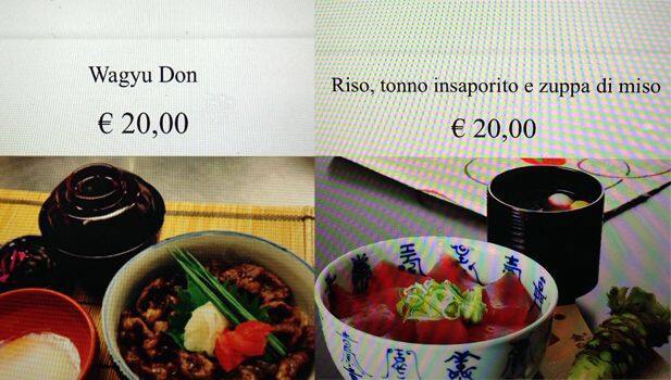 Menu di Japan. Star Dining 