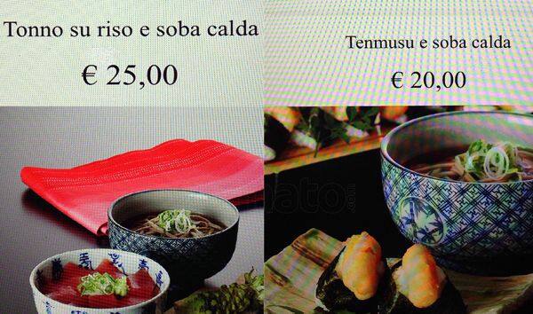 Menu di Japan. Star Dining 