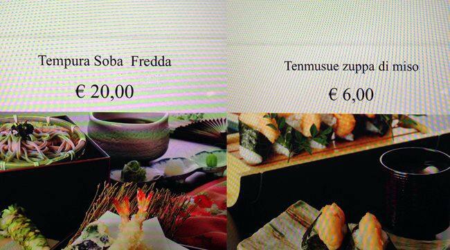 Menu di Japan. Star Dining 