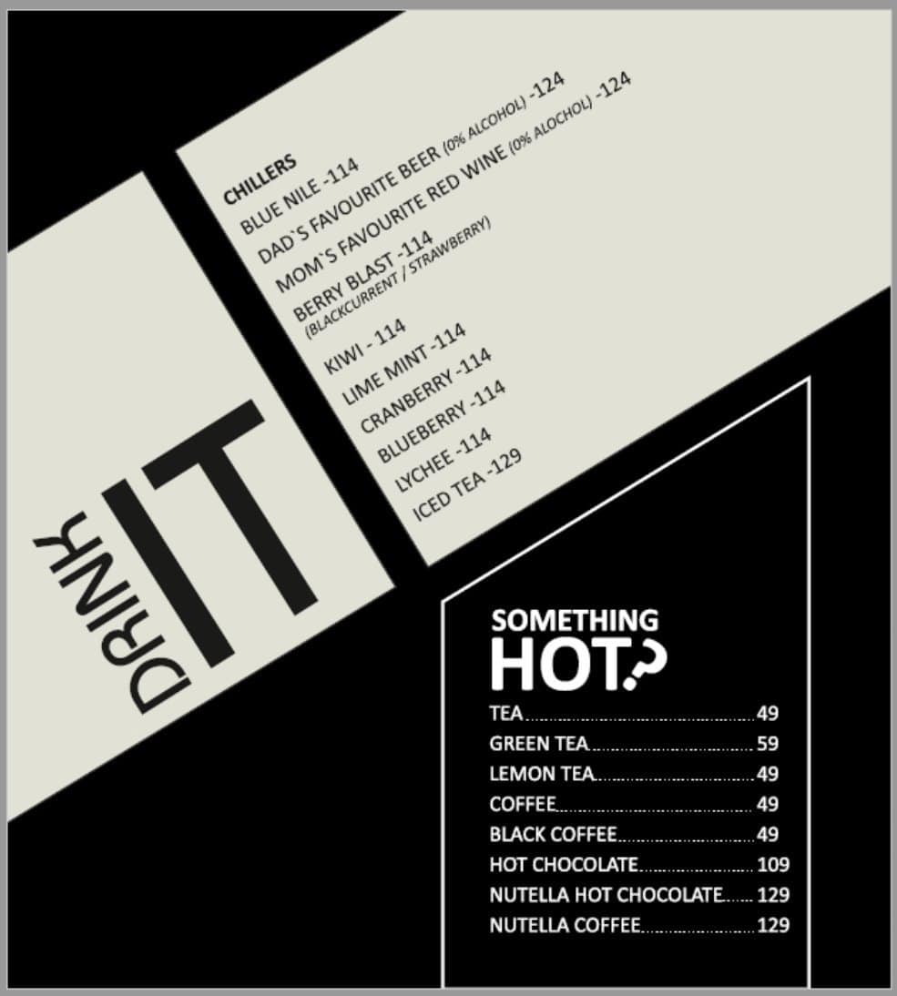 Red Door Cafe - The Game Hub menu