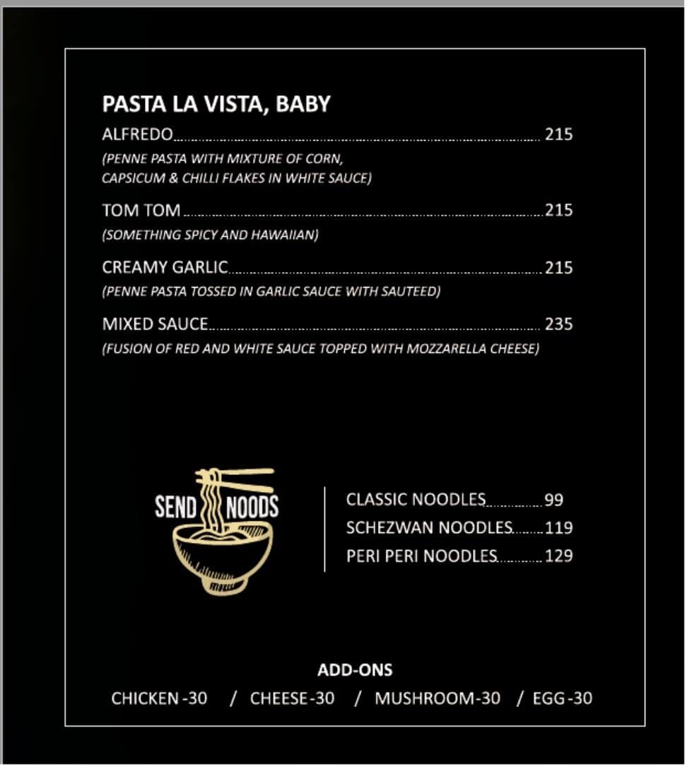 Red Door Cafe - The Game Hub menu