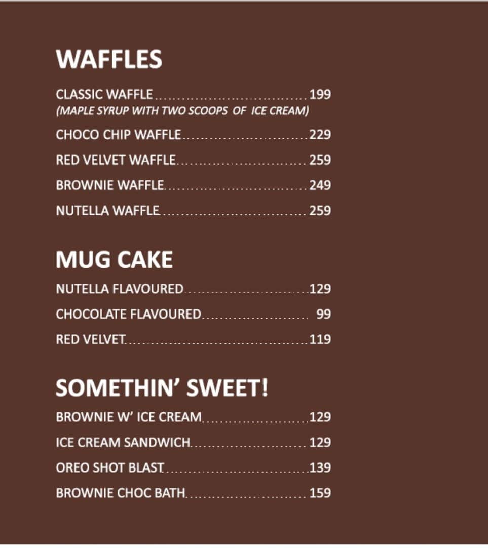 Red Door Cafe - The Game Hub menu