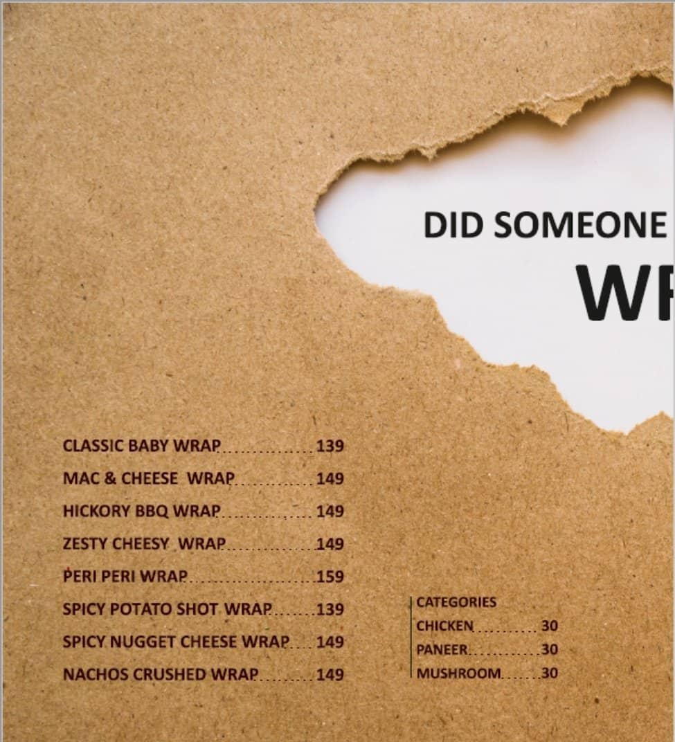 Red Door Cafe - The Game Hub menu