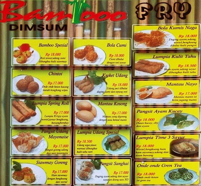 Bamboo Dimsum Menu Menu For Bamboo Dimsum Bekasi Selatan Bekasi