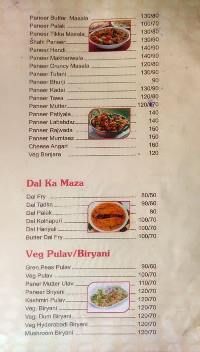 Christy Restaurant menu