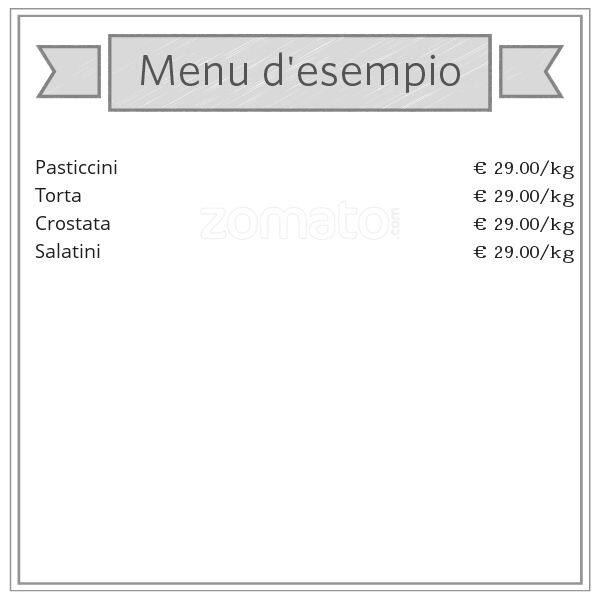 Menu di Pasticceria Caffetteria Romeo Milano 