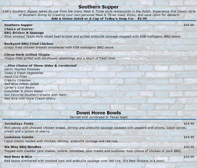 King Street Blues Menu Menu For King Street Blues Alexandria