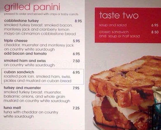 LaBrea Panini Sandwiches Menu, Menu For LaBrea Panini Sandwiches, Oak ...