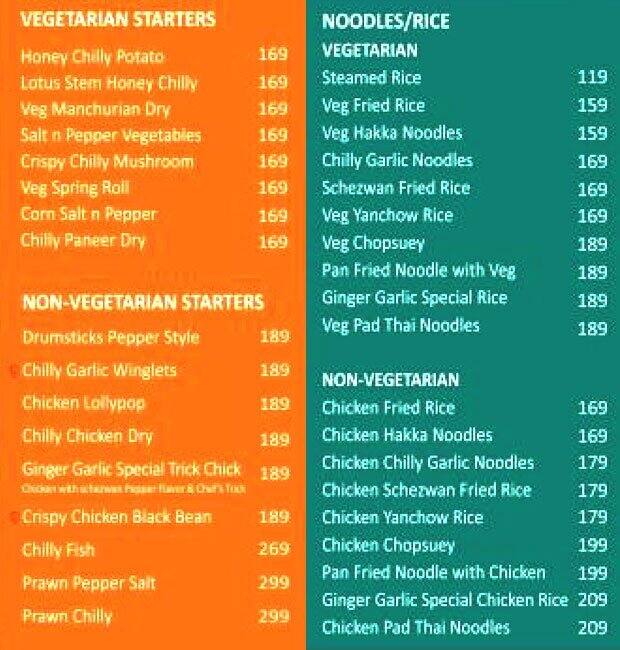 Ginger Garlic Menu, Menu for Ginger Garlic, Sector 57, Gurgaon Zomato