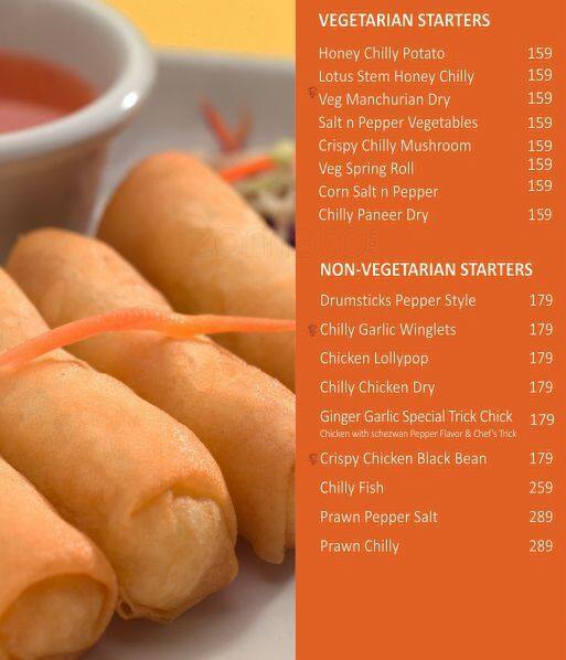 Menu at Ginger Garlic, Gurugram, A 101/C