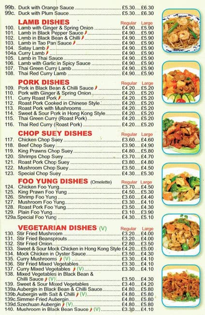Good Luck Chinese Takeaway Hayes menu