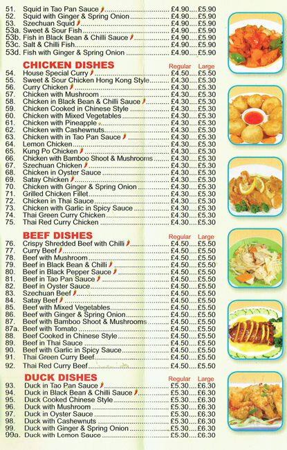 Good Luck Chinese Takeaway Hayes menu
