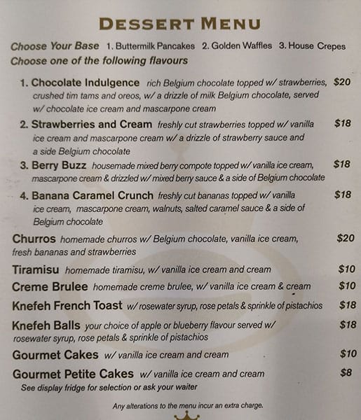 Menu at Coffee Emporium cafe, Macquarie Park, Macquarie Centre Herring Rd