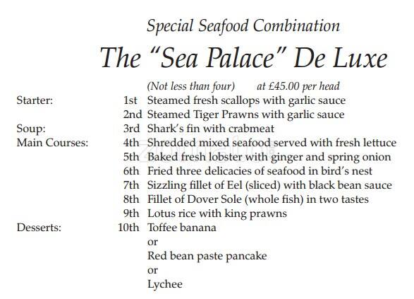 Roding Restaurant menu