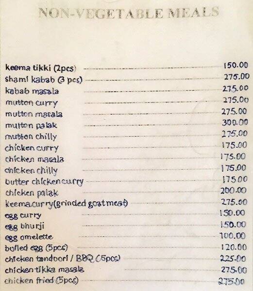 Menu at New delhi indian food restaurant cafe, Navotas