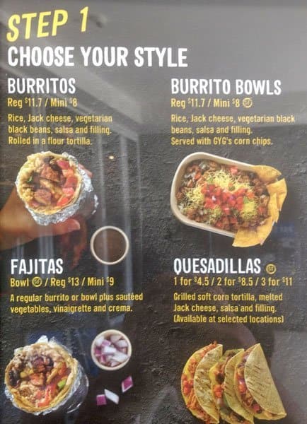 Guzman Y Gomez Menu, Menu for Guzman Y Gomez, Browns Plains, Brisbane ...