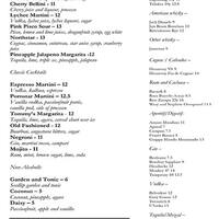 Beach Blanket Babylon Menu Menu For Beach Blanket Babylon Notting Hill London