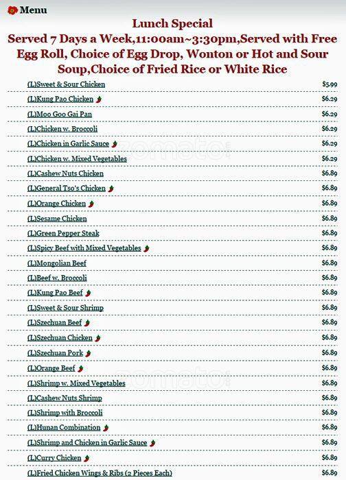 Ling's Restaurant Menu, Menu for Ling's Restaurant, Katy, Houston