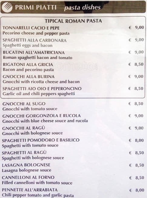 Menu di Dodo 