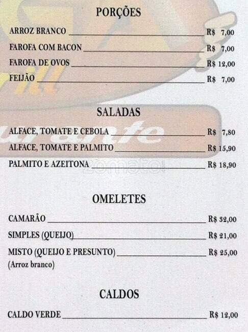 Mega Grill cardápio