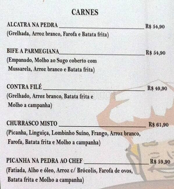 Mega Grill cardápio