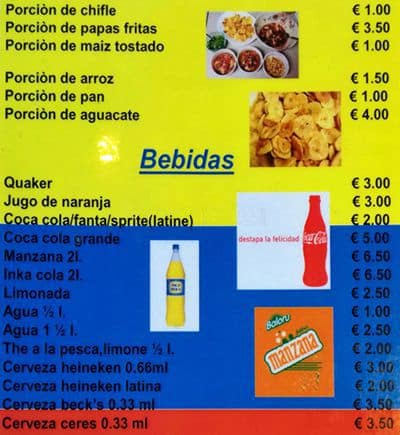 Menu di Bar Brenta 