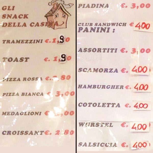 Menu di GU Gran Caffè Duccio PLOOM STORE 