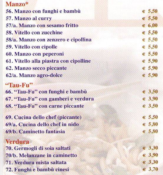 Menu di Aji Ristorante 