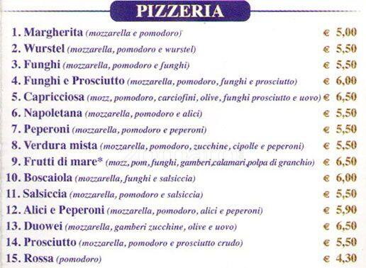 Menu di Aji Ristorante 