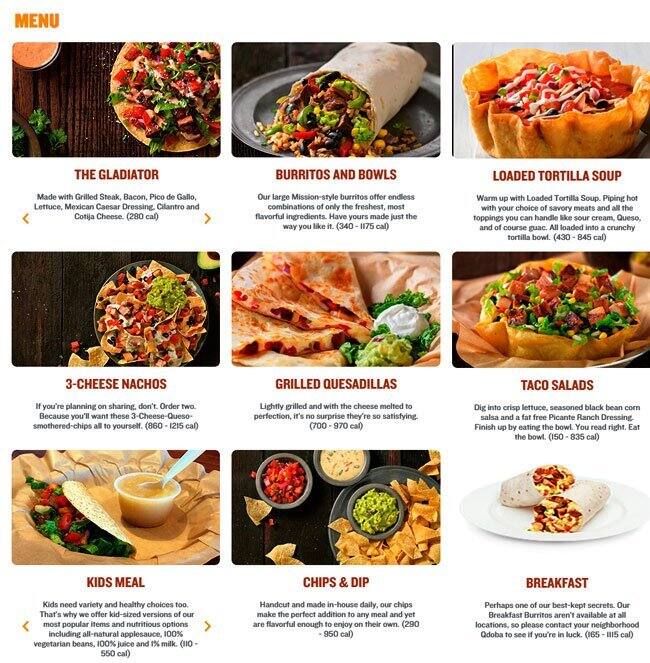 Qdoba Menu Nutrition Besto Blog