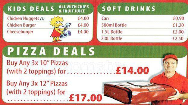 Dersim Kebab House menu