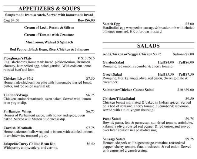 Cornish Pasty Co. Menu, Menu untuk Cornish Pasty Co., Downtown, Las Vegas Urbanspoon/Zomato