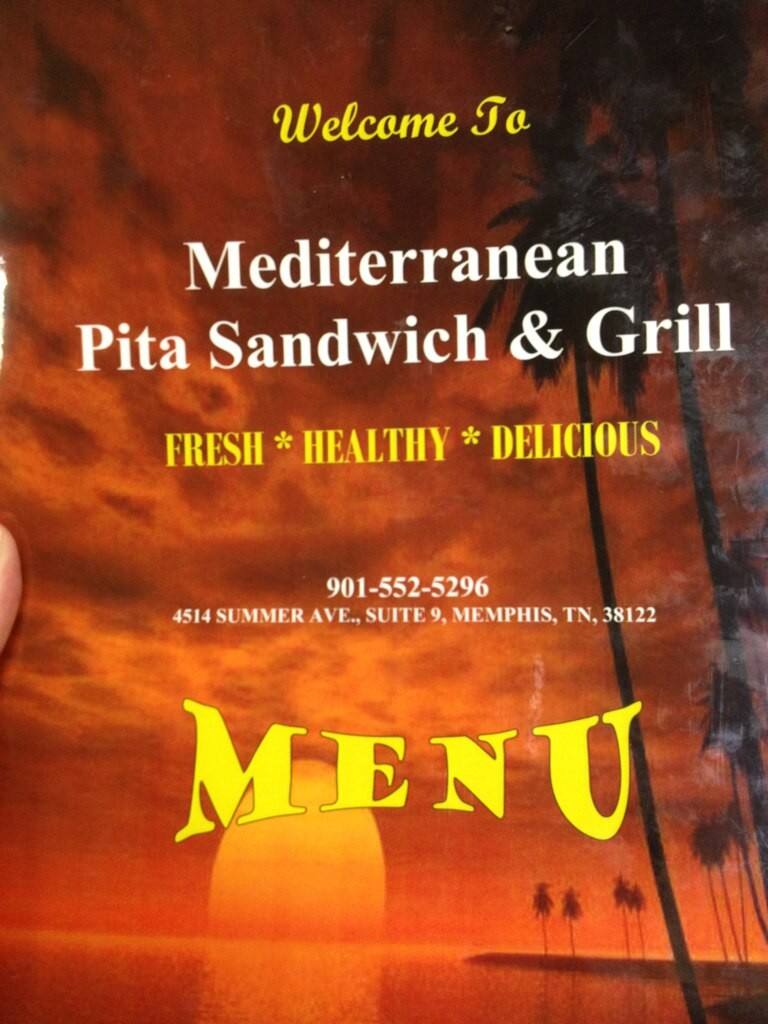 Mediterranean Pita Sandwich & Grill Menu Urbanspoon/Zomato