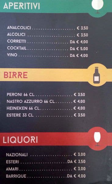 Menu di DNA Caffè 