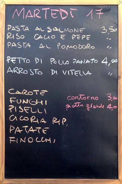 Menu di DNA Caffè 