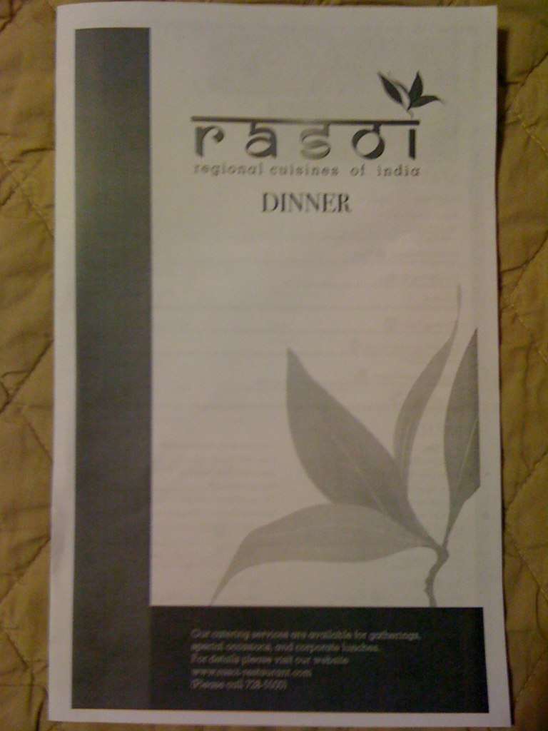 Rasoi Menu, Menu for Rasoi, Pawtucket, Providence Urbanspoon/Zomato