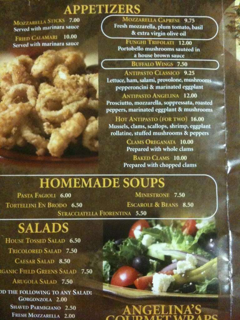 Angelina Incorporated a Westchester County Foto del Menu con Prezzi