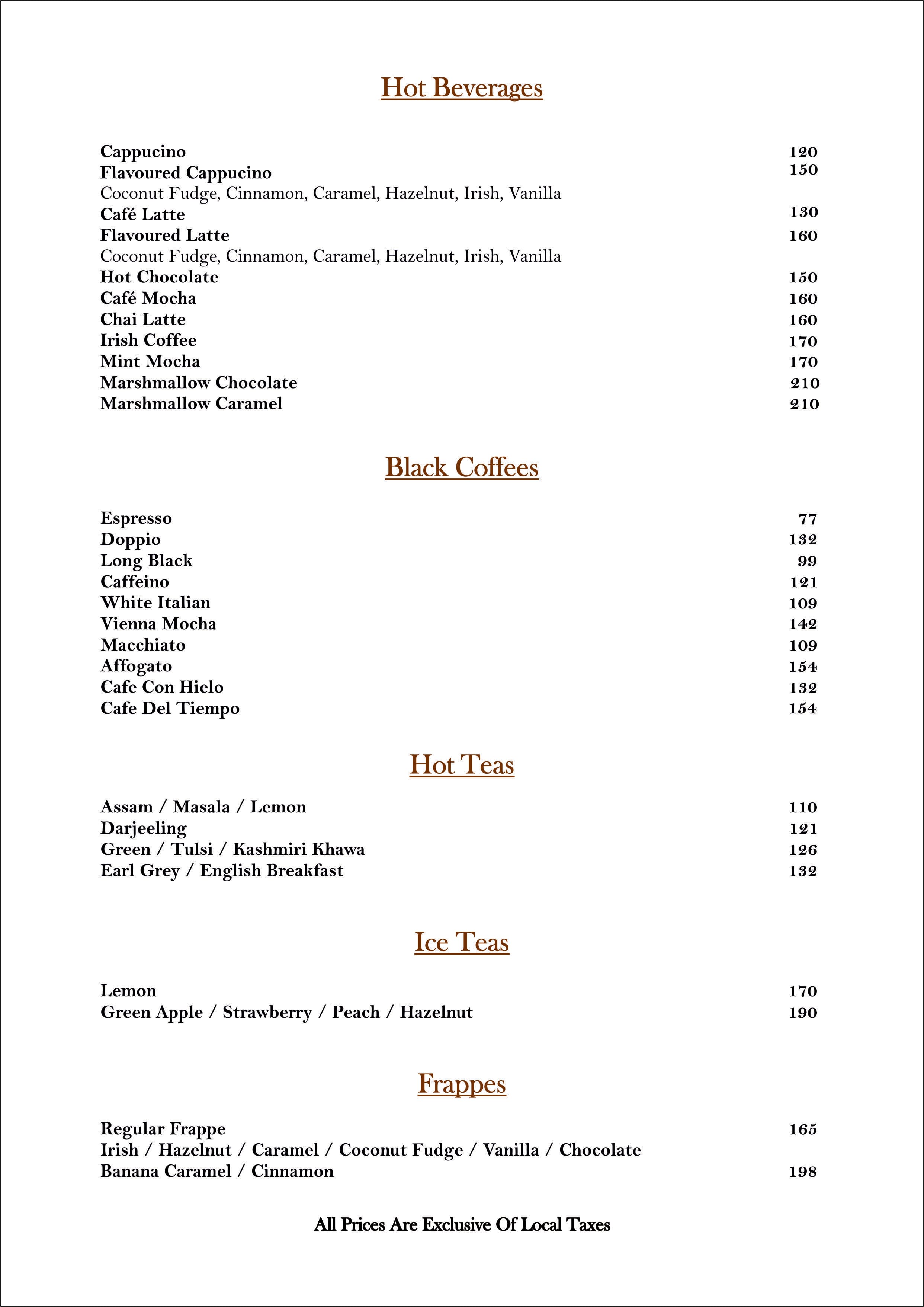 Roasted Beans Cafe Menu Menu For Roasted Beans Cafe Cbd Belapur Navi Mumbai